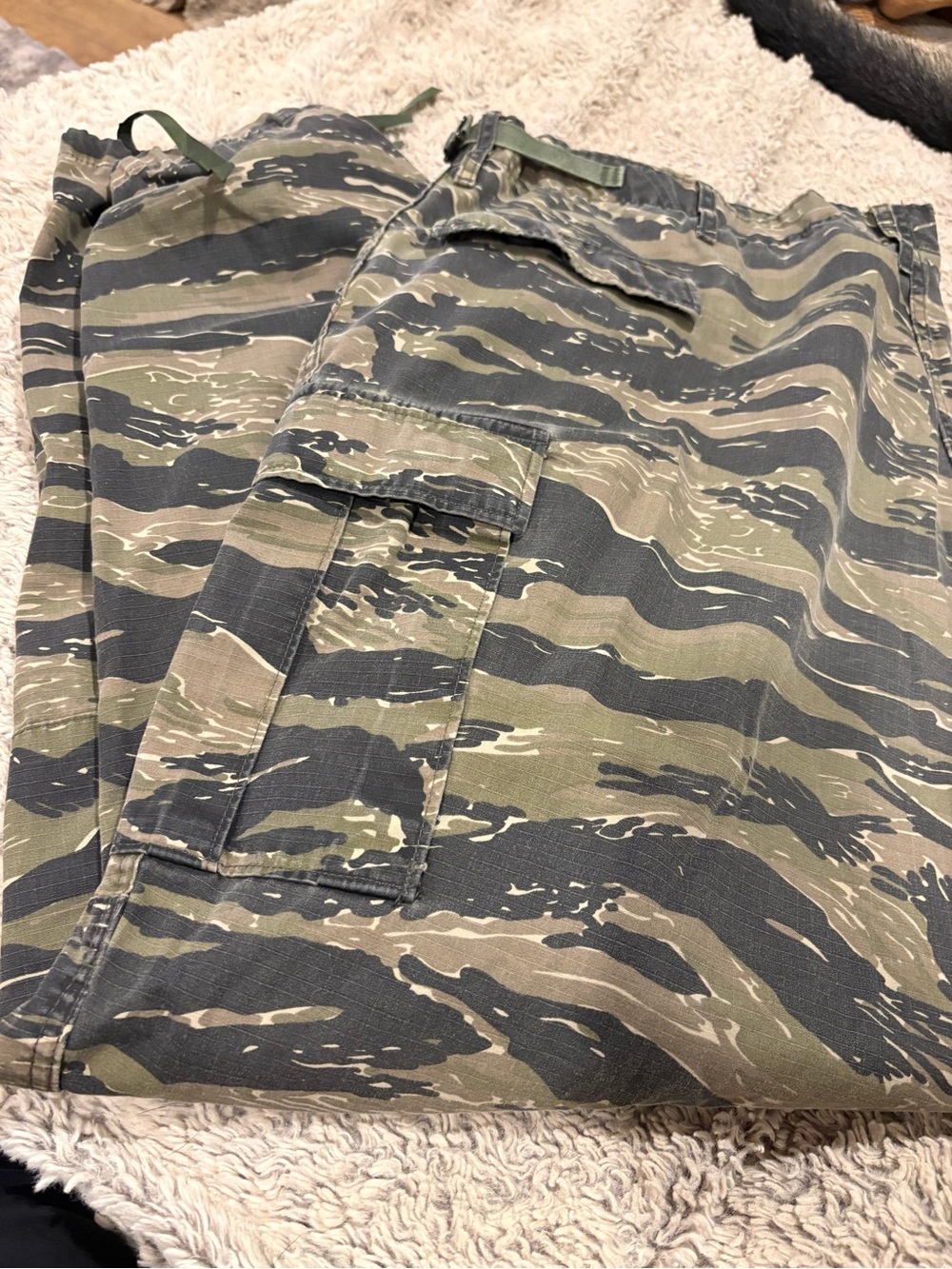 Propper Tiger Stripe Camo Cargo Pants Mens 3XL Regular Green Tactical Ripstop